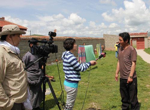 全国卫视看甘肃采访团走进碌曲