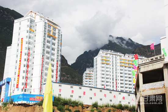 舟曲罗家峪15栋农村居民安置房分配已近尾声
