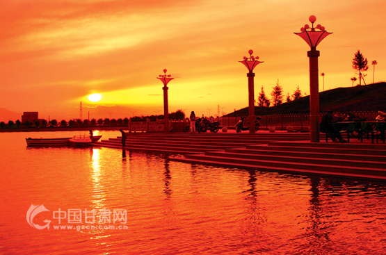 金昌金水湖景观/组图