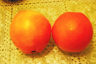 打蜡苹果染色橙子如何鉴别?