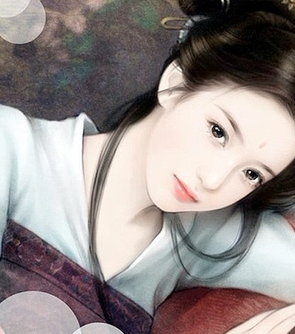 清丽脱俗的<em>古代美女手绘</em>