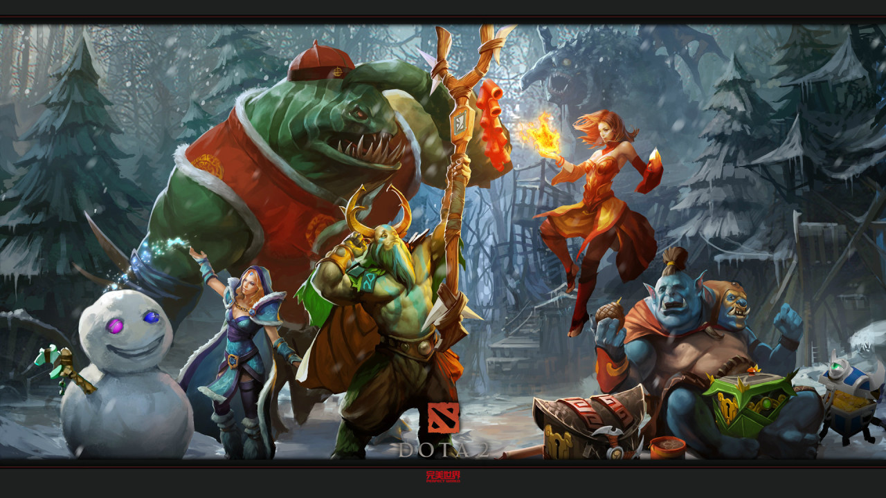 dota2高清桌面壁纸 dota2高清桌面壁纸 dota2壁纸手机高清 九九网 tera christmas