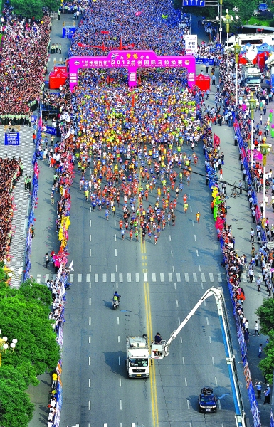 写在2014兰州国际马拉松赛即将鸣枪开跑之际