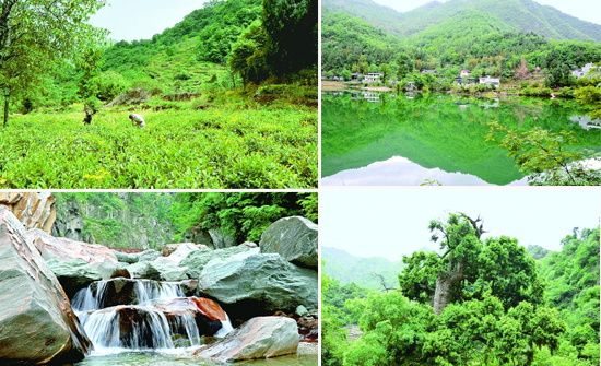 陇南文县团鱼河：远山的一道靓丽风景（组图）
