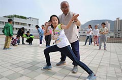 神秘“敦煌拳”走进兰州小学(高清组图)