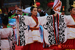 以舞告祭·亿万民众怀远思古 共祭伏羲【组图】