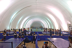 北京一學校建充氣膜體育館抵抗霧霾