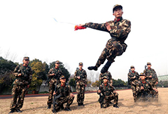 新兵达人秀 助训练兵场