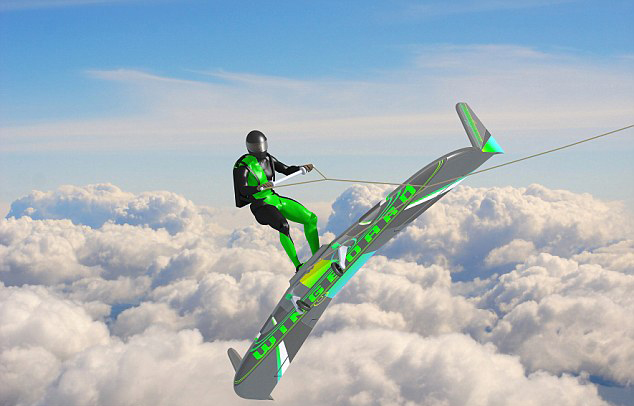 美工程师推出空中滑板 可由飞机牵引滑行(组图)__中国甘肃网