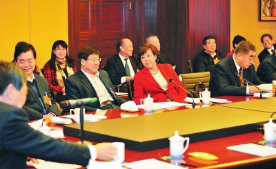 甘肃省政协委员讨论省“两院”工作报告（图）