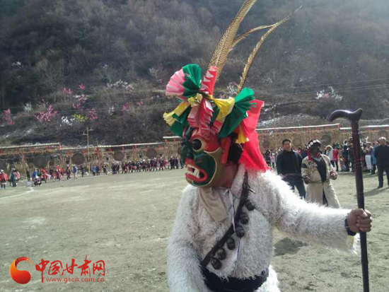 年味|白马藏族跳舞闹新春（图）