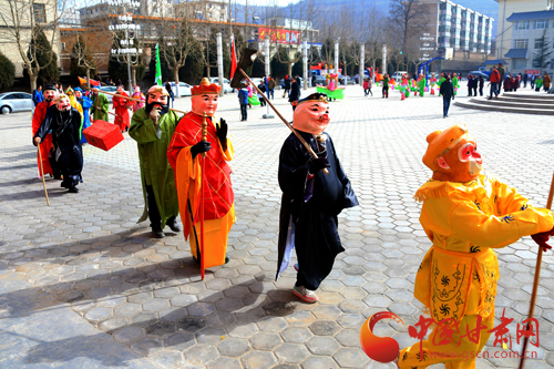 年景丨庆阳宁县：锣鼓喧天闹元宵（图）