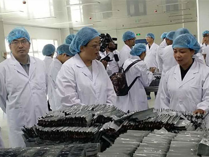 药品安全关乎民生 网媒记者参观普尔康药业公司药品生产全过程