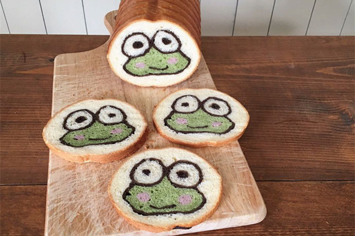 日本妈妈制作黑暗料理面包 灵感来自儿子的画