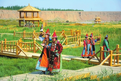 酒泉肃北蒙古族自治县党河峡谷民族文化风情园