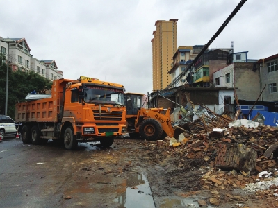 兰州雁滩路最后一处霸道民房被拆