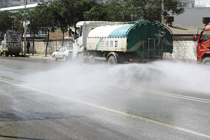 兰州市出台方案 地表温度4℃以下 洒水、喷雾作业全面停止（图）