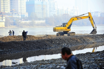 兰州：打通河道 引黄河水进南河道 让黑水沟变清还能灌溉农林（图）