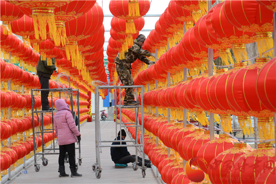 酒泉市肃北县红红火火迎新年（图）