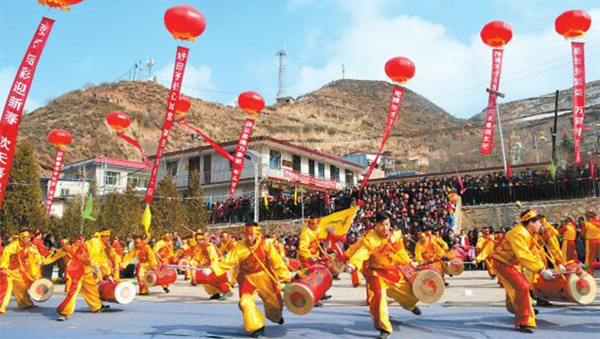 兰州市七里河区新春文化大拜年活动举行（图）