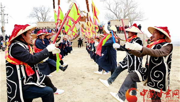 甘肃临夏永靖县傩舞祈丰年（组图）