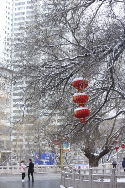 兰州昨日降雪5.7毫米