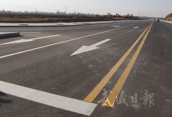 甘肃(武威)国际陆港向西延伸段建设项目稳步推进