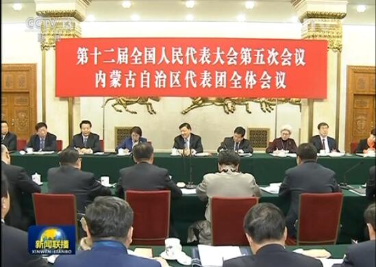 [视频]刘云山参加内蒙古代表团审议