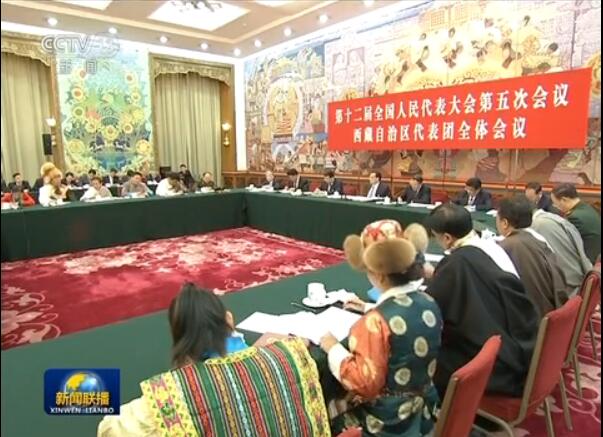 [视频]李克强参加西藏代表团审议