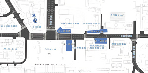 兰轨2号线一期火车站站开始一期永久围挡