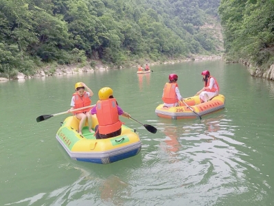 陇南武都区裕河镇唐坝村：茶香扑鼻 漂流可期（图）