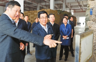 问计县域经济发展 ——甘肃省委书记林铎在陇西县调研侧记(图)