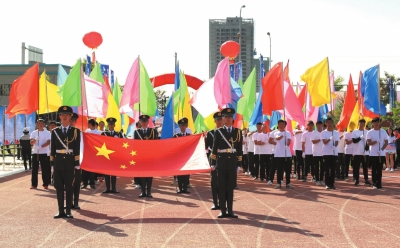 兰州市安宁举行干部职工趣味运动会（图）