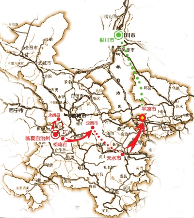 今年环湖赛甘肃境内比赛线路确定（图）