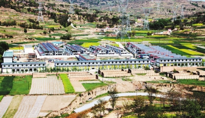 天水张家川县大阳乡大阳村易地扶贫搬迁建设示范点（图）