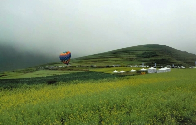 “醉美花海·金色马坡”邀您来兰州马啣山赏美景（图）