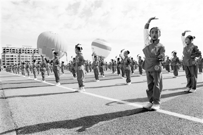 甘肃省喜迎第九个全民健身日（图）