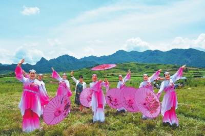 定西市渭源县会川镇元寺滩村举行首届文化旅游节
