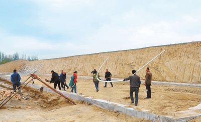 截至目前 酒泉市永久村建成600亩连片示范基地