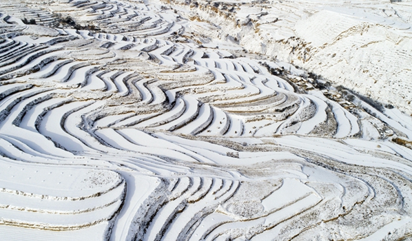 航拍定西：雪后初霁美如画