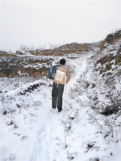 图说甘肃丨雪地里最美的身影