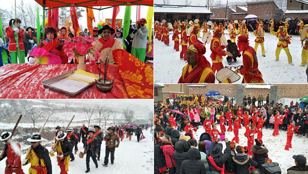 红川杯“年景年味年话·乡贤乡土乡愁”手机摄影大奖赛丨大雪纷飞看秧歌 喜气洋洋闹新春（第24期）