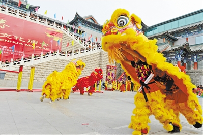 年味十足 兰州市民红火过年（图）