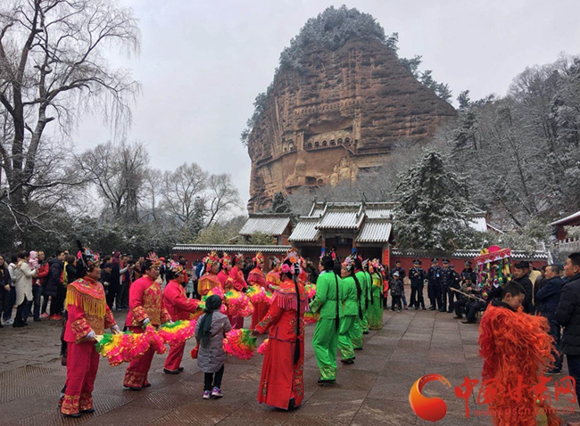 红川杯“年景年味年话·乡贤乡土乡愁”手机摄影大奖赛丨天水麦积山：年味浓 秧歌闹新春（图25期）