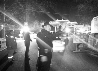 兰州市森林公安局民警春节期间守护辖区生态安全（图）