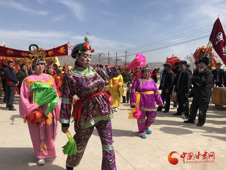 红川杯“年景年味年话·乡贤乡土乡愁”手机摄影大奖赛丨陇西县靛坪村社火民俗表演（图46期）