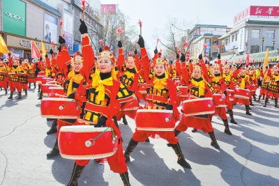 元宵佳节来临之际 甘肃省各地喜闹元宵