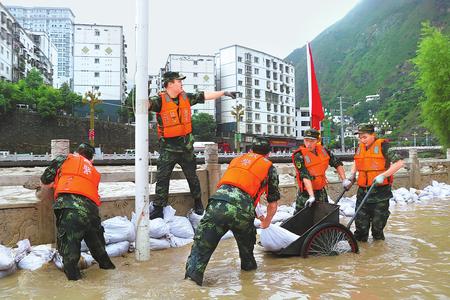 【关注防汛减灾】陇南近日防汛形势严峻（图）