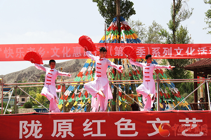 十九大精神进社区｜惠民演出进藏乡  戈壁滩上歌声扬（图）