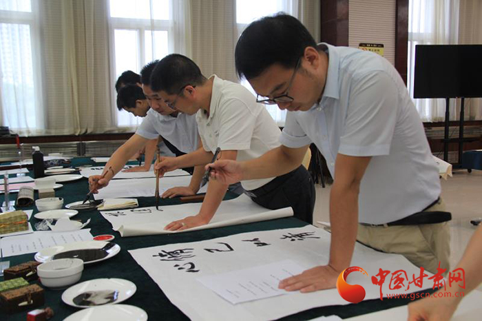甘肃社会主义学院纪念改革开放40周年书画文化交流活动成功举行（图）